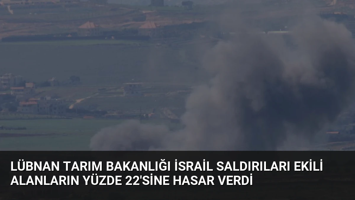 Lübnan Tarım Bakanlığı İsrail Saldırıları Ekili Alanların Yüzde 22’sine Hasar Verdi