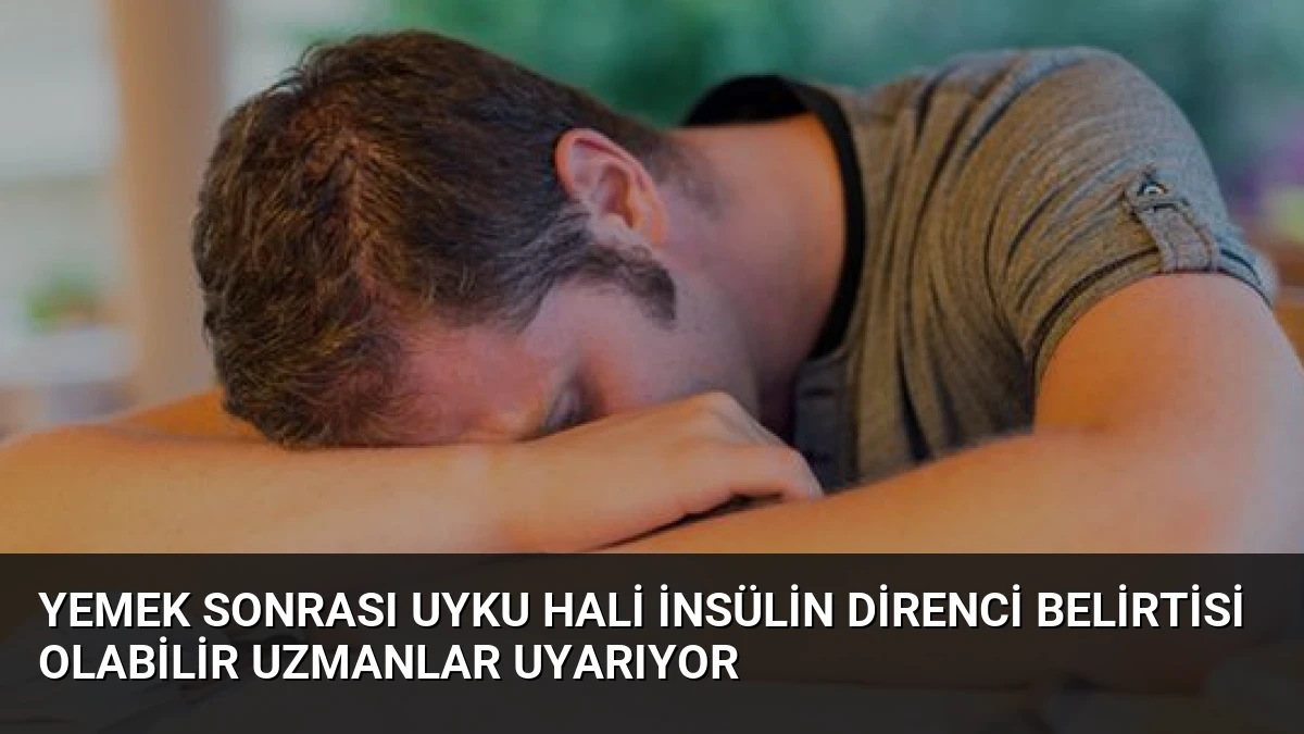 Yemek Sonrası Uyku Hali İnsülin Direnci Belirtisi Olabilir Uzmanlar Uyarıyor