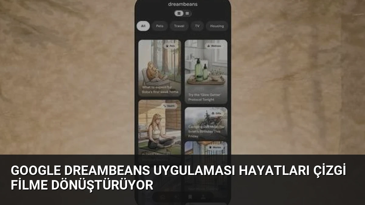 Google Dreambeans Uygulaması Hayatları Çizgi Filme Dönüştürüyor