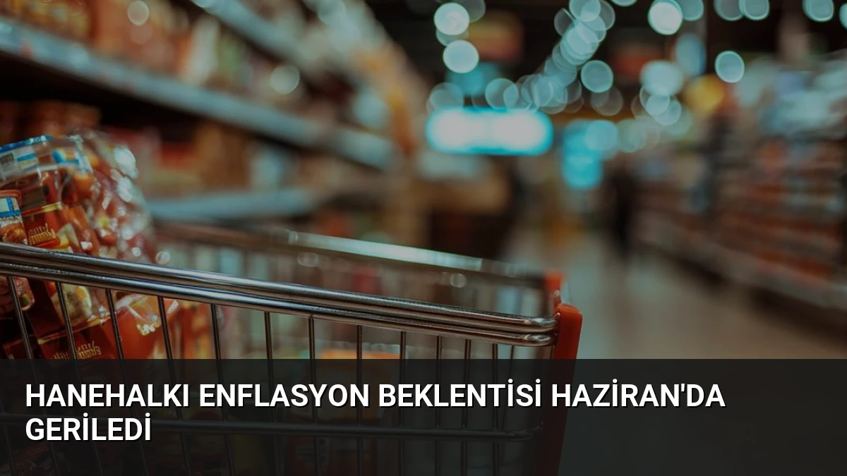 Hanehalkı Enflasyon Beklentisi Haziran’da Geriledi