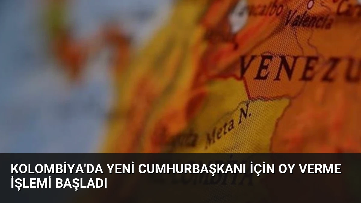 Kolombiya’da Yeni Cumhurbaşkanı İçin Oy Verme İşlemi Başladı