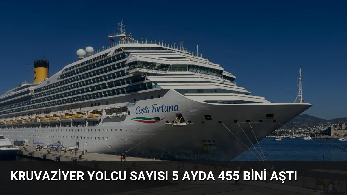 Kruvaziyer Yolcu Sayısı 5 Ayda 455 Bini Aştı