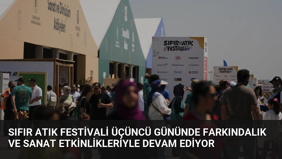 Sıfır Atık Festivali Üçüncü Gününde Farkındalık ve Sanat Etkinlikleriyle Devam Ediyor