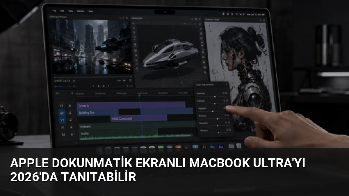Apple Dokunmatik Ekranlı MacBook Ultra’yı 2026’da Tanıtabilir